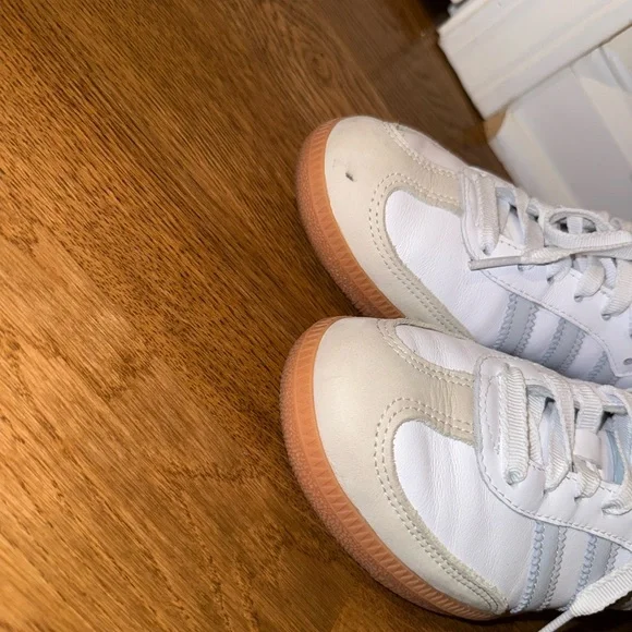 Adidas White Samba Sneakers - Picture 3 of 6